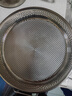 欧乐多不锈钢凉皮锣锣不粘做凉皮工具家用蒸肠粉盘蒸糕盘烤盘双耳圆形盘 双耳锤点多用蒸糕盘24cm 实拍图
