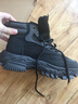 狠洋劳保男鞋子冬季加绒棉鞋工作防滑耐磨秋季运动登山黑色马丁靴子男 黑色不加绒【高品质】 44 实拍图