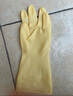 巧姨橡胶手套劳保工作耐磨耐用胶皮防水洗衣服洗碗女厨房家用 黄色加厚3双装 L(大码) 实拍图