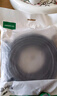 绿联（UGREEN）六类网线 千兆网络宽带线 CAT6类家用电脑监控扁平网线 8芯双绞成品跳线 25米 黑色25002 实拍图