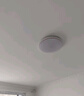 祎琳（yilin）吸顶灯罩 外壳圆形单独灯罩卧室阳台LED工程亚克力阻燃加套件 L全白灯罩+30cm 实拍图