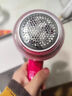 博锐毛球修剪器FR5006简约时尚双电池充电式衣物除毛球吸刮脱打粘 飞科经典玫瑰红FR5006+1刀头 实拍图