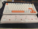 罗技（Logitech） 可妮兔Line联名定制键帽 游戏键盘键帽掌托 适用于罗技K835/K845十字轴心送男生男友礼物 可妮兔LINE联名掌托 实拍图