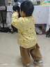 棉谷朵儿童手工棉花棉衣婴幼儿纯棉冬季加厚保暖棉袄男女宝宝外出棉外套 黄色蘑菇 100码（适合2-3岁） 实拍图