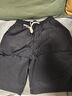 Foss Phil短裤男装夏季工装潮牌休闲冰丝中裤宽松运动五分裤子9906黑色XL 实拍图