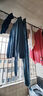 三枪100%纯棉男士薄款保暖内衣男精梳棉秋衣秋裤套装全棉打底衫秋冬季 柔蓝（中厚纯棉） L /170推荐100-140斤 实拍图