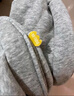 嘟嘟家儿童冬装加绒长裤男童冬季加厚束脚裤女童保暖卡通裤子宝宝休闲裤 麻灰色 120 实拍图