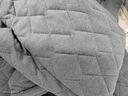 依予青少年初中高中生男孩保暖内胆棉衣贴身内穿校服神器内搭居家棉服 灰色(格子开衫上衣) 2XL 190 实拍图