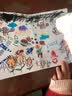 天文儿童电动喷喷笔马克笔小学生画笔绘画玩具生日男孩女孩礼物蓝 实拍图