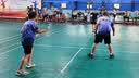妙山松2026新款羽毛球服女套装定制夏季速干比赛训练排球服装男运动短袖 7501B女浅紫色+301黑裙裤 XL 实拍图