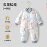 贝肽斯婴儿衣服秋冬季长袖连体衣纯棉新生儿哈衣男女宝宝初春装睡衣 实拍图