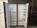 美的【隐藏橱柜】全嵌入式冰箱对开门全冷藏全冷冻冰箱一级能效内嵌镶嵌式变频风冷无霜超薄双开门 全冷藏+全冷冻(312L+218L) 实拍图