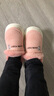 安尚芬高帮棉拖鞋女士秋冬季新款保暖包跟厚底加绒居家室内外穿棉鞋男冬 粉色【居家保暖】 36-37 适合35-36 实拍图