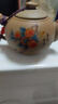 WCZ胖东来茶具粗陶茶壶功夫配件紫砂壶老陶泥复古手把壶家用办公侧把 喜事连连龙壶 201mL(含)-300mL(含) 实拍图
