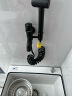 卫蓝经典阳台拖把池 陶瓷拖布池 洗地墩布水池槽卫生间落地式家用拖把盆 双驱动i8黑边+升级喷枪 实拍图