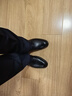 红蜻蜓商务休闲皮鞋男士正装德比鞋加绒棉鞋保暖男鞋WTA7376黑色43 实拍图