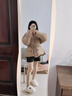 宝娜斯天鹅绒连裤袜压力袜春秋女防勾丝显瘦美腿一体裤长筒袜打底裤袜 自然肤 2条 均码 80D半透-【适合20-30℃】 实拍图