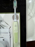 飞利浦（PHILIPS）电动牙刷成人充电式声波震动情侣牙刷(自带刷头*2)智能净白牙龈呵护 【情人节礼物】 HX5161/05 抹茶绿 实拍图