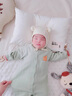 优奇婴儿衣服春秋新款连体衣纯棉宝宝秋款哈衣全棉内衣新生儿睡衣爬服 春秋【纯棉】萌新绿 66cm 实拍图