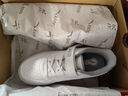 安踏童鞋小白鞋儿童运动鞋男女同款秋季新品白色低帮板鞋学生休闲鞋子 【店长推荐】白/雾灰8088-4（男女同款） 36 脚长约23cm 实拍图