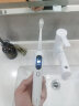 PLUZZ扫振电动牙刷智能3D声波旋转摆动超声波电动牙刷成人情侣男士女士生日礼物送男友送女友 【扫振+声波洁净】智能数显+3种洁牙模式-轻奢白 【德国工艺技术】智能牙刷+超长续航 实拍图