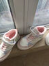 回力童鞋儿童保暖小白鞋春季新款女童加绒棉鞋男童运动鞋 米粉 33 内长约21.3cm 实拍图