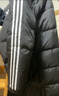 阿迪达斯 （adidas）羽绒服男冬季保暖外套加厚鸭绒长款羽绒服 黑/白01TKD XL  实拍图