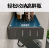 天地鱼厨房置物架壁挂免打孔枪灰家居厨房用品多功能置物架壁挂式刀架 筷子筒【带接水盘·可拆卸】 实拍图