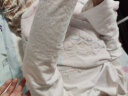 BFDQJS重磅纯棉纯色宽松圆领长袖t恤男秋冬百搭情侣装上衣内搭打底衫 【230G重磅】白+白 M (推荐体重100-115斤) 实拍图
