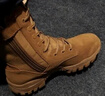 际华三五一三新式棕色作战靴作战鞋户外超轻防滑耐磨训练靴沙漠高帮登山鞋男 棕色21作战鞋【高配】 44 码【270】两双鞋垫 实拍图