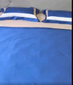 La Torretta床上四件套纯棉100%纯棉高奢刺绣被套床单 斯威特蓝220*240 实拍图