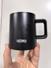 膳魔师（THERMOS）保温杯男女士咖啡杯陶瓷涂层杯子带勺杯子马克杯350ml JDZ-350 BK 实拍图