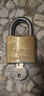 三环直开仓库房门挂锁黄铜锁具抽屉货车门厚版全铜通开锁261-267锁头 264（38mm) 实拍图