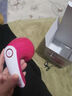 博锐毛球修剪器FR5006简约时尚双电池充电式衣物除毛球吸刮脱打粘 飞科经典玫瑰红FR5006+1刀头 实拍图