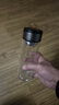 双层隔热玻璃杯耐高温水杯玻璃杯子双层高硼硅玻璃杯旅行装备 钢本色500ml 实拍图