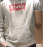 Levi's【特价来袭】李维斯情侣同款经典宽松休闲logo套头连帽卫衣 白色 19622-0018 L 实拍图