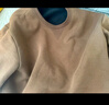 JEANSWEST LIFE真维斯加绒卫衣男秋冬季加厚保暖外套三角设计重磅灰色圆领上衣 实拍图