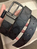 蔻驰（COACH）【品牌直供】男士针扣双面腰带皮带 30MM 灰色拼色CQ016 实拍图