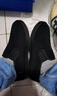 回力官方一脚蹬男鞋冬季保暖加绒棉鞋男老人鞋帆布鞋子男老北京布鞋男 黑色 42 实拍图