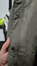 太平鸟男装衬衫式轻薄羽绒服冬宽松短款保暖外套 咖啡色1（宽松) L  实拍图