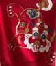 嘟嘟家宝宝拜年服套装红色喜庆男童两件套过年衣服儿童童装 朱樱红 80 实拍图