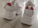 卡帝乐鳄鱼内增高女鞋老爹鞋女网面透气运动休闲鞋子女 1570 米色 37 实拍图