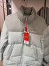 鸭鸭（YAYA）羽绒服男女同款2025冬季最新款灯芯绒撞色保暖情侣面包服外套 浅青色女款 S (165/84A) 实拍图