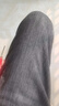 真维斯（Jeanswest）王一博代言牛仔裤男秋冬新款天丝舒适修身直筒高端潮牌休闲裤子男 蓝灰【加绒保暖】 32 码(2尺5) 【建议130-140斤】 实拍图