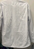 罗蒙（ROMON）商务职业正装男士白衬衫加绒加厚工装男装长袖衬衣男白色L 实拍图