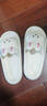 洁丽雅可爱拖鞋女士夏季室内家用亲子浴室防滑洗澡踩屎感eva儿童凉拖女 白色【可爱兔兔】 40-41 【适合39-40码】 实拍图