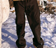 杉努（SHANNU）暴雨级防水冲锋裤男秋冬季户外登山美式机能工装裤子 黑色加绒 XL 实拍图