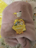 lemonkid儿童帽子围巾一体男女童加厚防风保暖护耳帽毛线帽山樱粉小兔S 实拍图