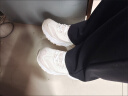 斯凯奇（Skechers）男女鞋厚底休闲舒适简约百搭运动鞋老爹鞋小白熊11959 白色/WHT 36 实拍图