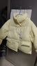 棉致2024加厚牛角扣棉服女冬季新款棉衣外套面包服羽棉袄绒服韩版学生 X8816浅黄色【高品质55】 L 120-140斤 实拍图